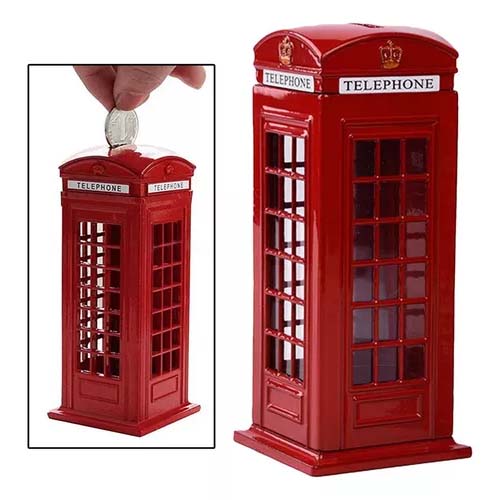 Miniatura 6 de Alcancía Cabina Telefónica Roja Londres